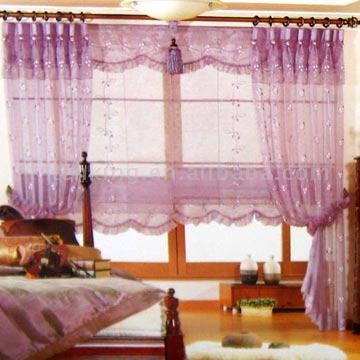  Organza Embroidery Curtain (Organza broderie rideau)