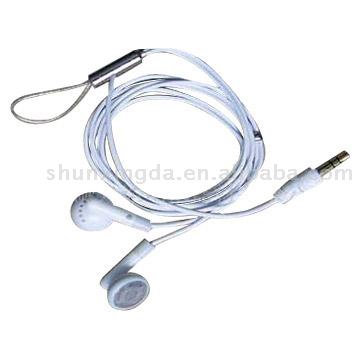  MP3/MP4 Earphone or Headphone with Hanger for iPod ( MP3/MP4 Earphone or Headphone with Hanger for iPod)