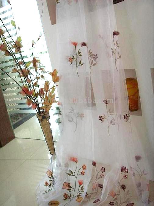  Embroidered Organza Curtain (Вышитой органзы занавес)