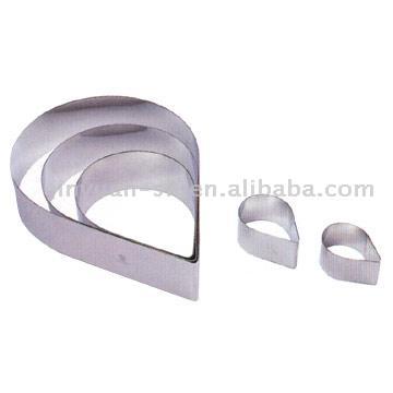  Stainless Steel Blob-Shaped Mousse Molds ( Stainless Steel Blob-Shaped Mousse Molds)