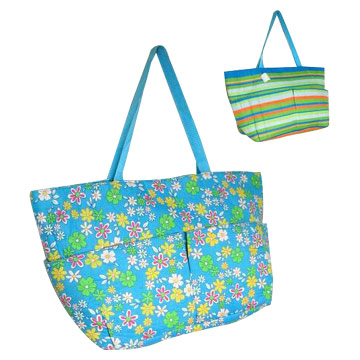  Beach Bag with Front Pockets ( Beach Bag with Front Pockets)