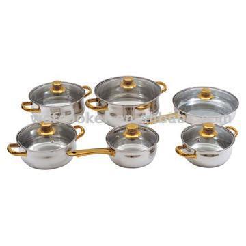  12pc Stainless Steel Pot Set