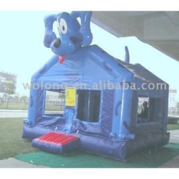  Inflatable Blue Dog Bounce (Надувная Blue Dog Bounce)