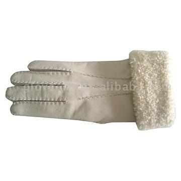  Ladies` Leather Lambskin Hand-Sewing Glove (Женские кожи из овчины ручной швейных Glove)