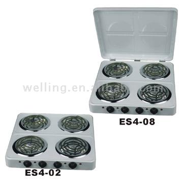  Electric Burner with Four-Burner Hot Plates (Réchauffeur électrique avec quatre brûleurs, plaques chauffantes)