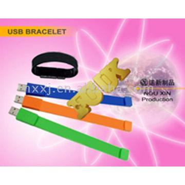  USB Silicone Bracelets