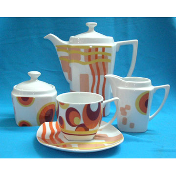  15pc Super White Square Coffee Set (15PC Super White Square кофе)