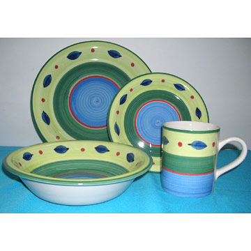  16pc Stoneware Dinner Set (16pc Керамические Dinner Set)