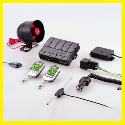  Two-way Car Alarm System with Rechargeable Metal Transmitters ( Two-way Car Alarm System with Rechargeable Metal Transmitters)