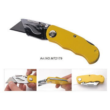  Foldable Lock-Back Utility Knife (Pliable Lock-Back Couteau)