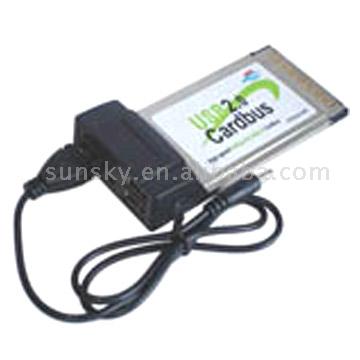  High Speed Multi Ports USB 2.0 Cardbus (Высокоскоростная нескольких портов USB 2.0 Cardbus)