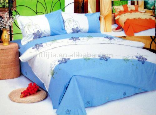  Embroider Bedding Set
