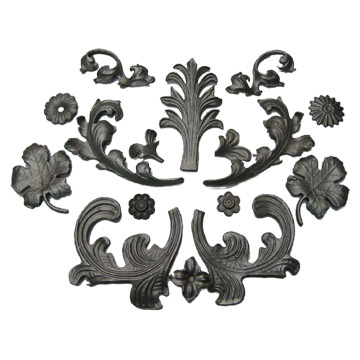  Cast Steel Leaves and Flowers (Pornstars Les feuilles d`acier et Fleurs)