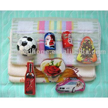  Compressed Beach Towel Heart Shape (Compressed Badetuch Heart Shape)