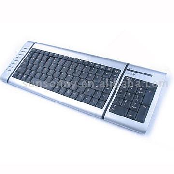  Wireless Slim Keyboard with Multimedia Functions (Wireless Keyboard Slim avec fonctions multimédia)