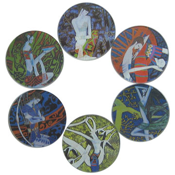 Tempered Glass Coaster Set (Tempered Glass Coaster Set)