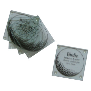  Tempered Glass Coaster Set ( Tempered Glass Coaster Set)