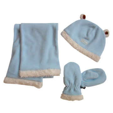  4-Piece Cap, Glove and Scarf Set (4-х частей Шапочка, шарф и перчатки Установить)