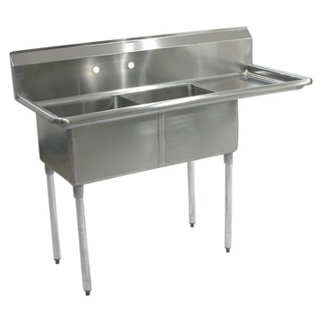  Two-Compartment Sink With Right Drainboard ( Two-Compartment Sink With Right Drainboard)