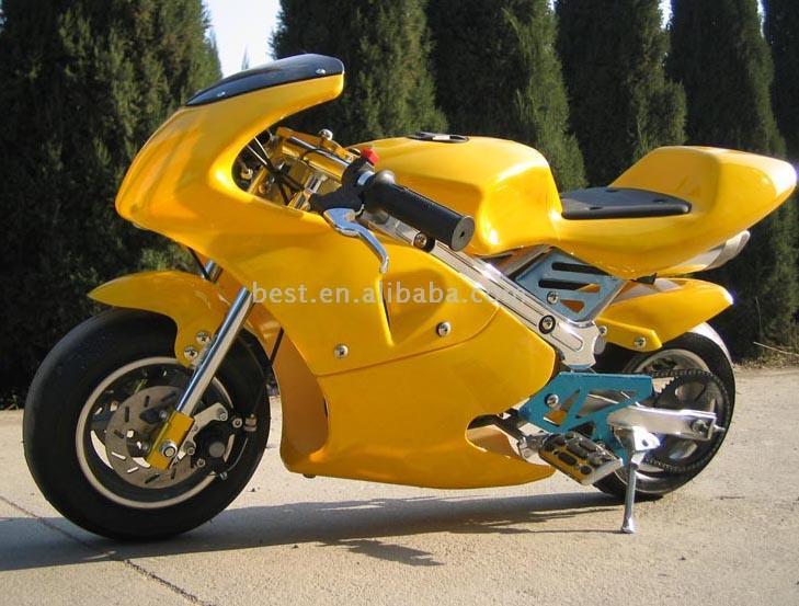  Pocket Bike with Double Disc Brake and Comfortable Footpad ( Pocket Bike with Double Disc Brake and Comfortable Footpad)