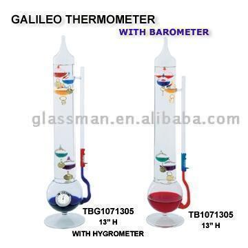  Galileo Thermometer with Barometer Function ( Galileo Thermometer with Barometer Function)