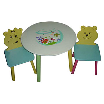  Cartoon Chair & Desk Set ( Cartoon Chair & Desk Set)
