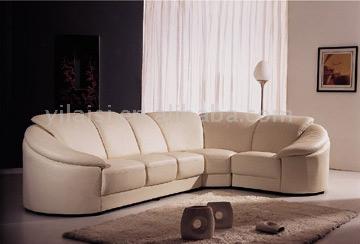  Modern Leather Corner Sofa (Moderne Leder Ecksofa)