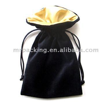  Velveteen Bag with Satin Lining (Вельвет сумка с атласной подкладкой)