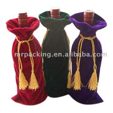  Velvet Wine Bags ( Velvet Wine Bags)