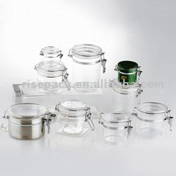  Plastic Jars
