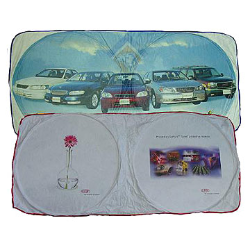  Tyvek Front Sunshade-Two Circle Style (Tyvek Front Parasol-Two Style Circle)