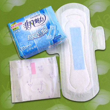 255mm Non-Woven Normal Sanitary Napkin with Wings (255mm Non-Woven Normal gesundheitliche Serviette mit Wings)