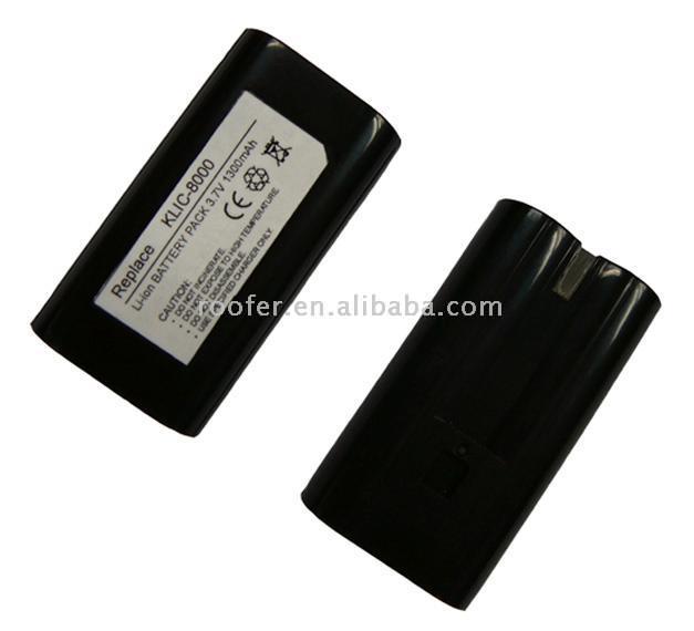  Camera Rechargeable Battery for Kodak KLIC-8000 (Kamera Akku für Kodak KLIC-8000)