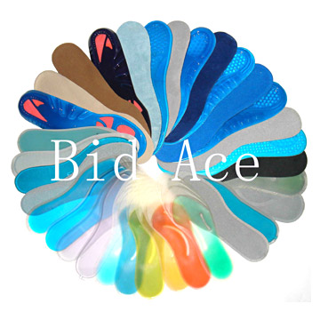  Pu Gel Insoles, (Pu Semelles Gel,)