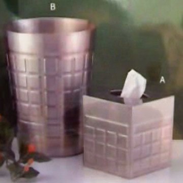  Wastebasket and Tissue Cover (Glacier Series) (Wastebasket и тканевой обложке (ледник серия))