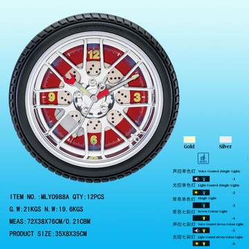  Tire Shape Clock ( Tire Shape Clock)