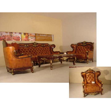  Leather Sofa Set (Leather Sofa Set)
