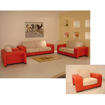  Leather Sofa Set (Leather Sofa Set)