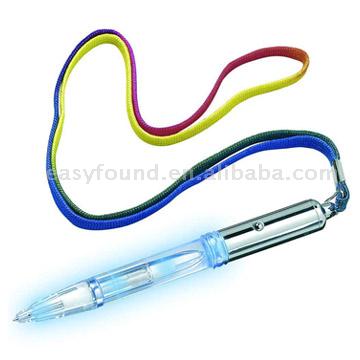  LED Light Pen with Rainbow Lanyard ( LED Light Pen with Rainbow Lanyard)