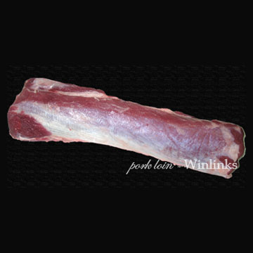  Frozen Boneless Skinless Pork Loin (Gefroren ohne Haut ohne Knochen Schweinefleisch Lende)