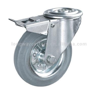  Grey Rubber Caster (Grey Rubber Caster)