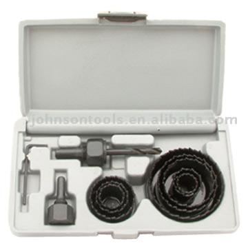  11pc Carbon Steel Hole Saw Set (11pc углеродистая сталь Hole Saw Установить)