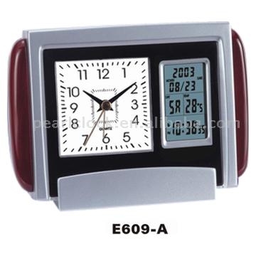  Wood LCD Clock (Wood LCD-Clock)