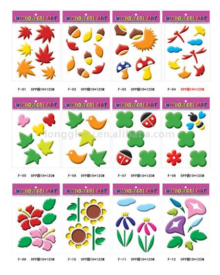  Gel Windows Stickers ( Gel Windows Stickers)