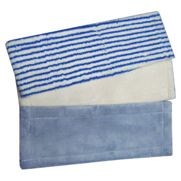  Microfiber Rectangle Mop Pads (Rectangle microfibre Mop Pads)