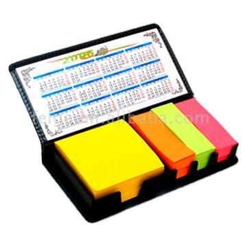  Sticky Note with Leather Holder (Sticky Note avec en cuir)