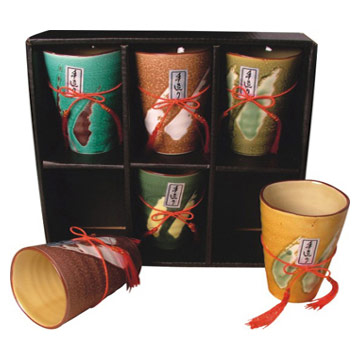  6pc Japanese Style Mug Set (6pc японский стиль Кружка Установить)