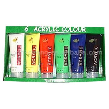  6pc Acrylic Color Set (6pc Acryl Color Set)
