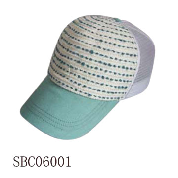  Green and White Veins Baseball Cap (Vert et blanc Veins Baseball Cap)