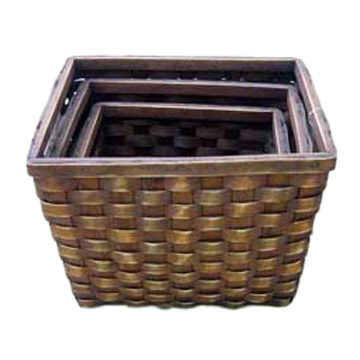  Wooden Basket (Деревянная корзина)